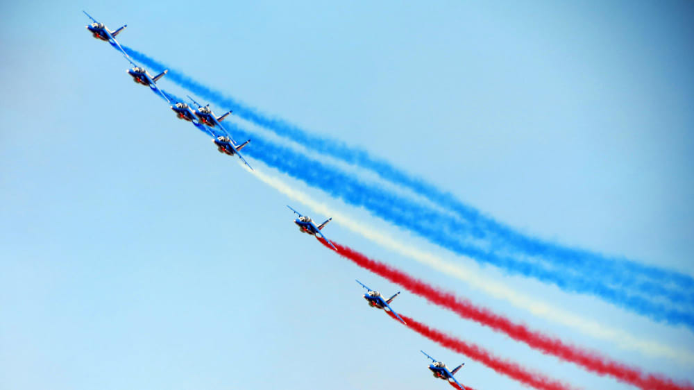 avion patrouille de france armée militaire